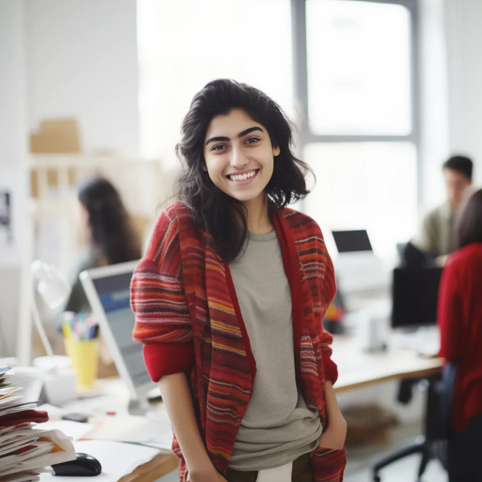 Gestora de projetos em ambiente empresarial